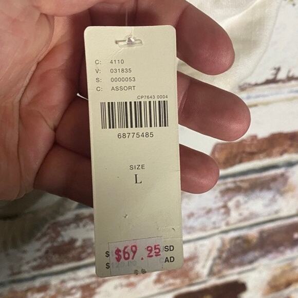 NWT Anthropologie Pilcro Cotton & Linen Multicolor Cropped Ruffle Open Back Tank - Picture 15 of 15